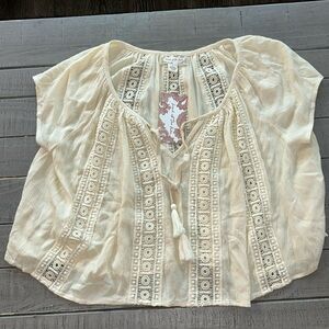 FREE PEOPLE boho top